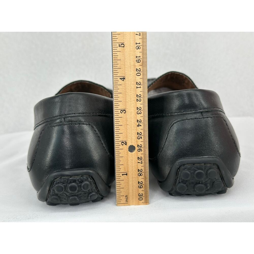 Florsheim Throttle Driver Leather Round Moc Toe Rubber Sole Loafers 10.5M - Picture 5 of 8